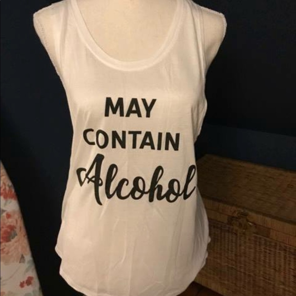May Contain Alcohol Tank Top!